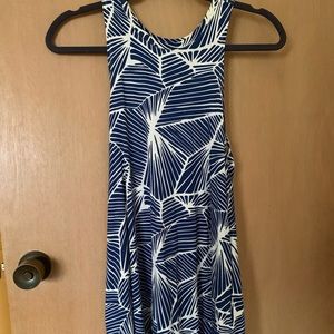 Ava Sky dress Deja Navy Geo